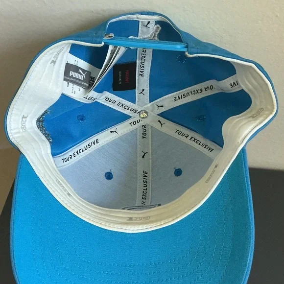 Puma Blue Hat with Silver Logo - Picture 3 of 4